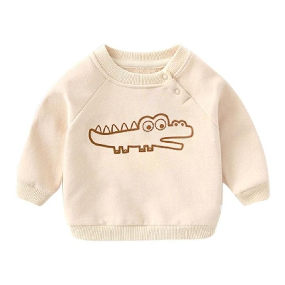 BABY LITTLE BOY DINOSAUR PULLOVER - Picture 2 of 4